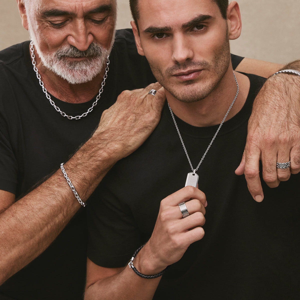 Rocca Men’s Stainless Steel Ring