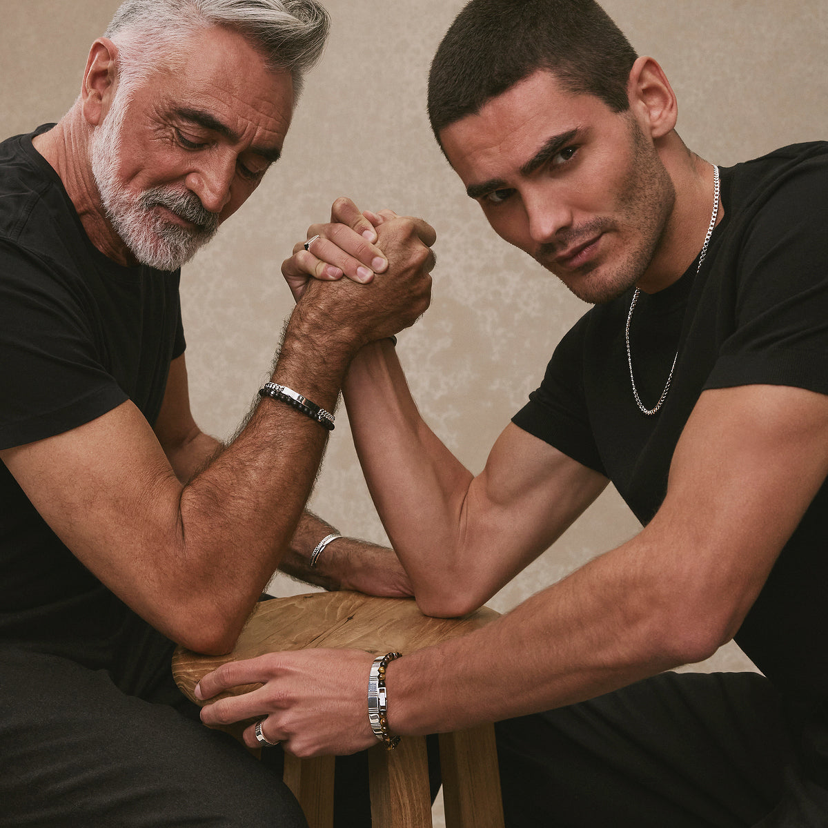 Atlas Men's 6mm Beaded Black Onyx Bracelet