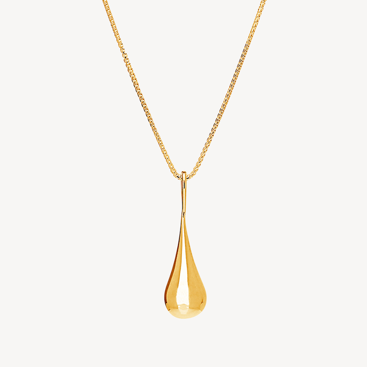 Yellow Gold My Silent Tears Necklace