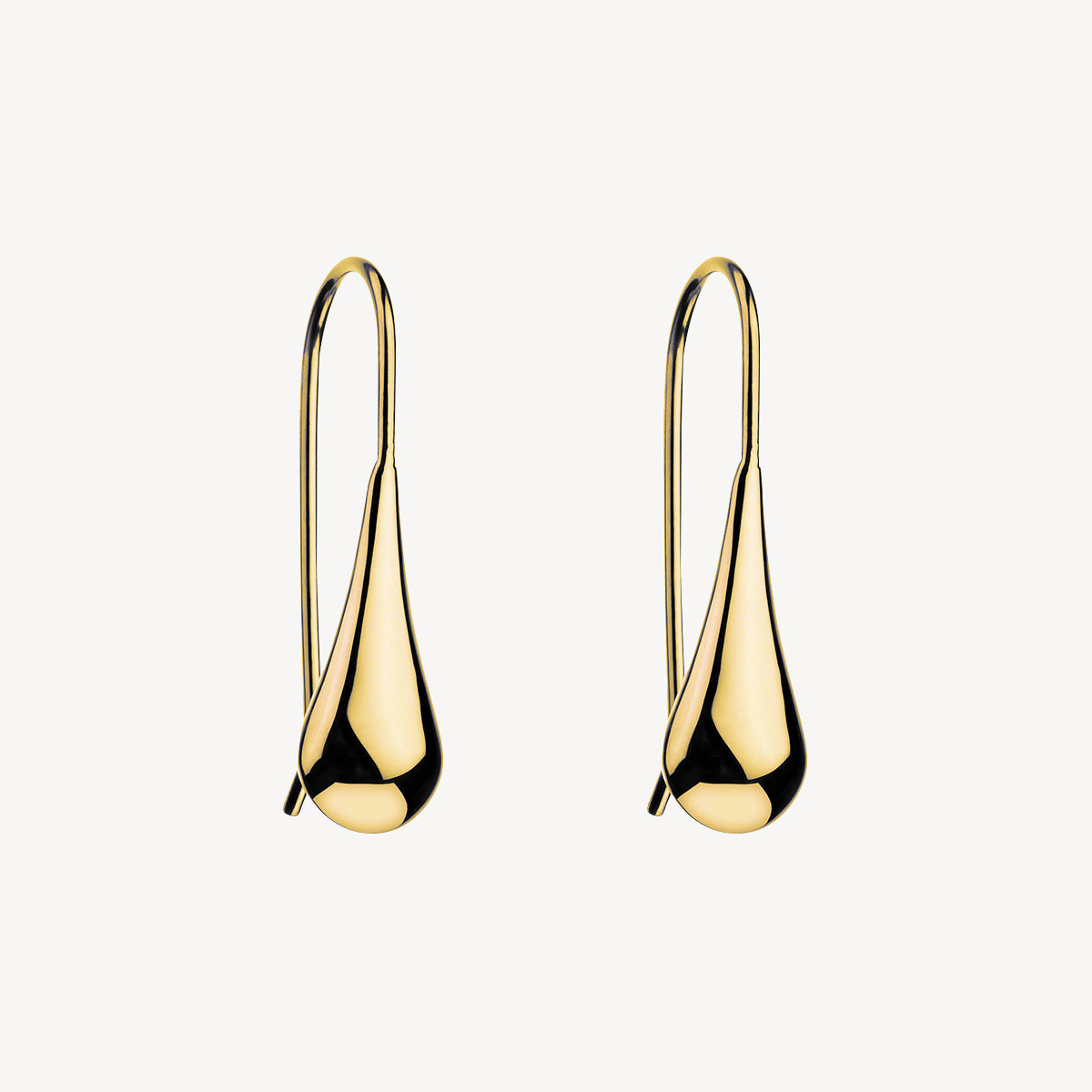Yellow Gold My Silent Tears Earring