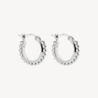 Sterling Silver Chia Hoop Earring