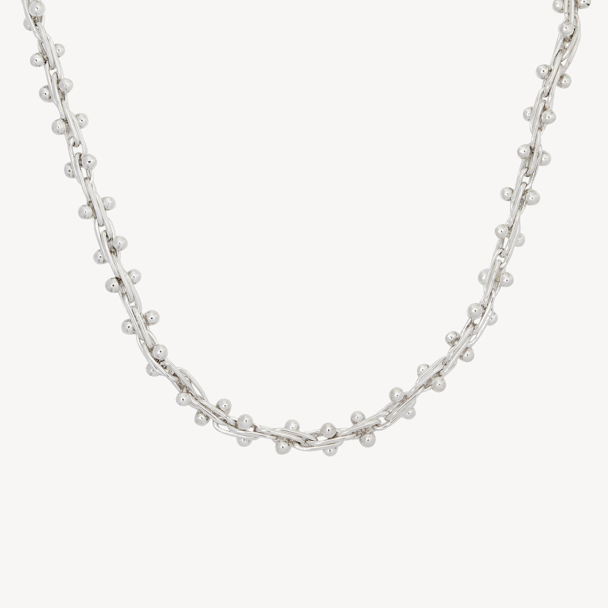 Sterling Silver Small Spratling Necklace (45cm)