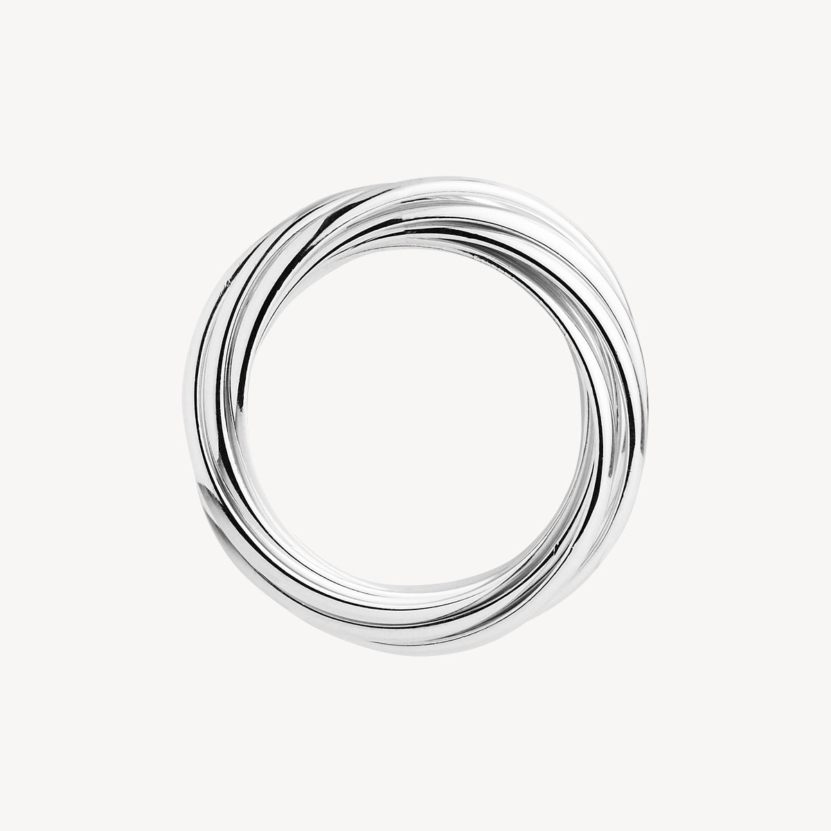 Revival Eight-Band Silver Ring