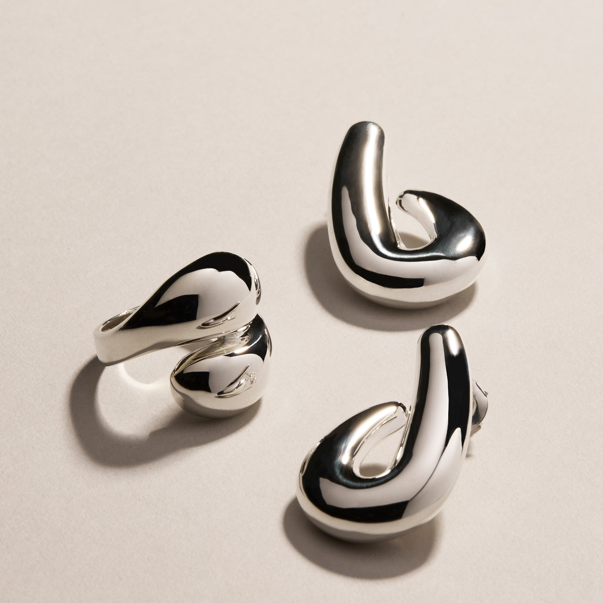 Waterfall Silver Ring