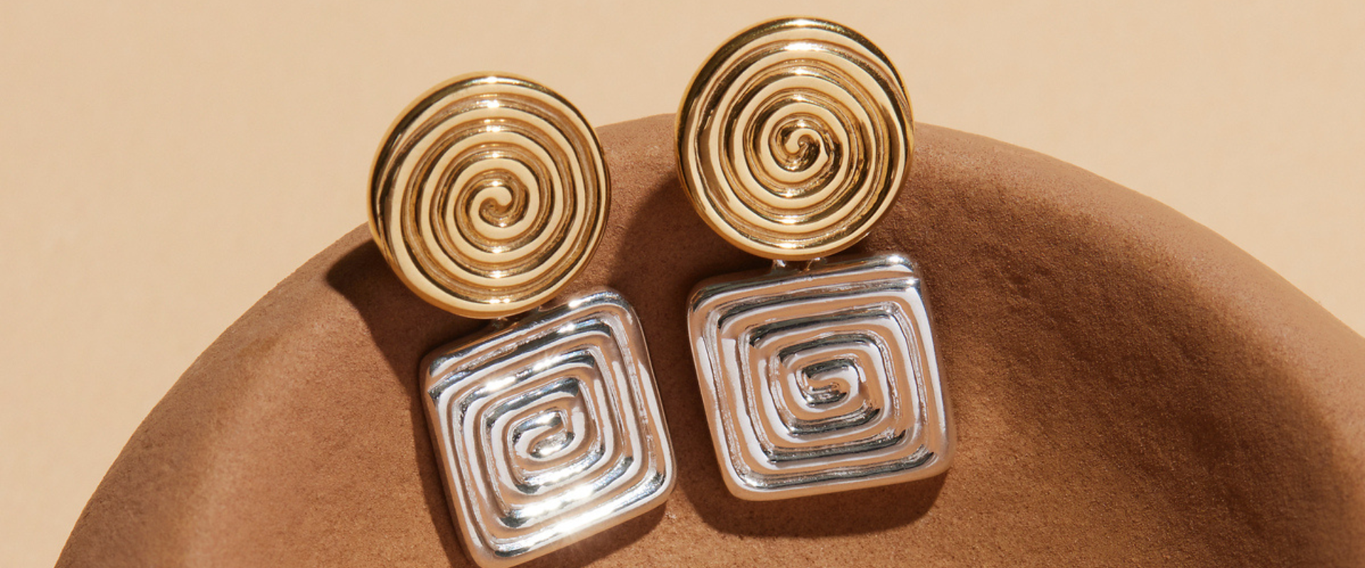 Mixed Metal Earrings