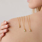 September Sapphire Birthstone Necklace