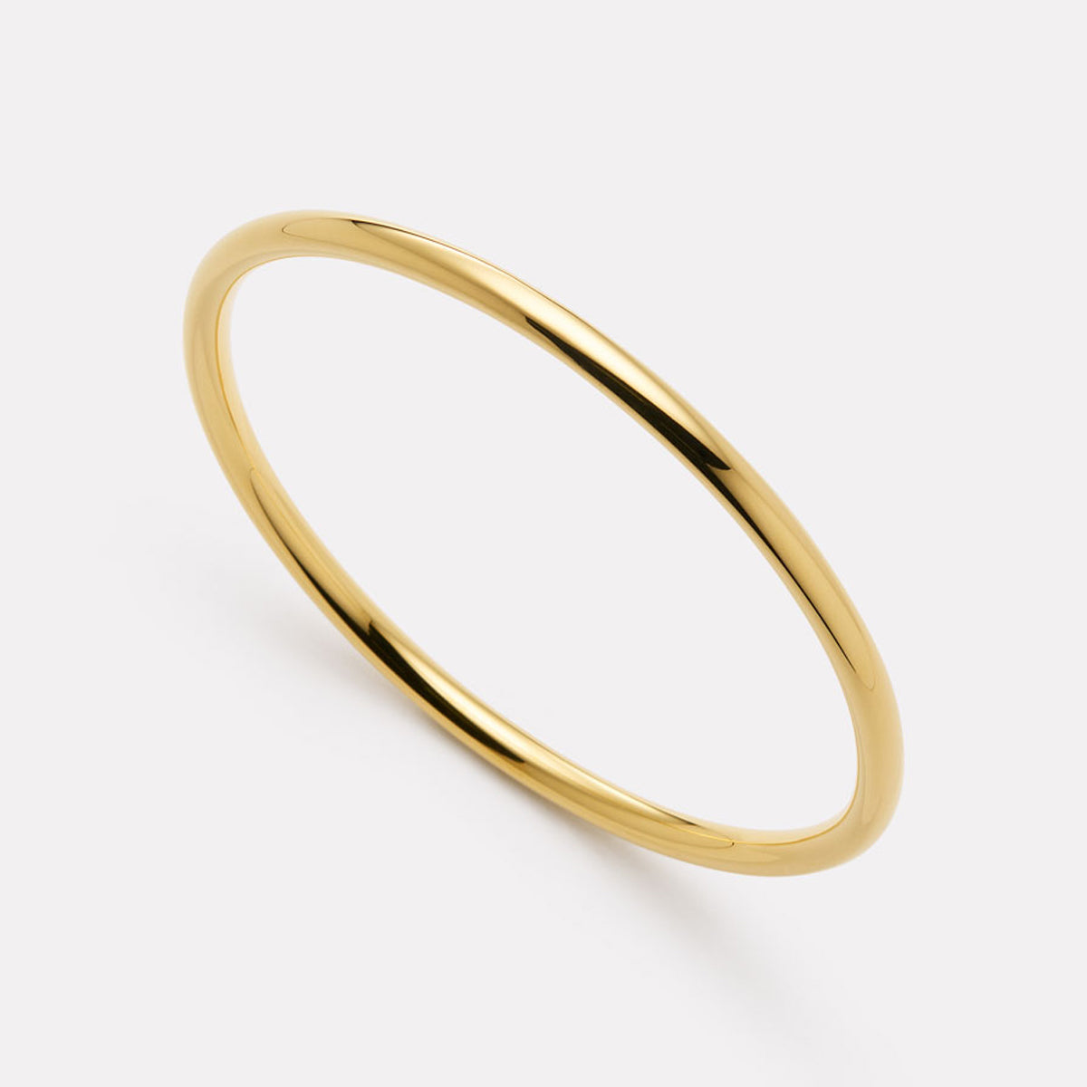 Yellow Gold Simplicity Gold Bangle