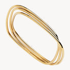Yellow Gold Galaxy Bangle