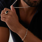 Veneto Men’s Silver Chain Bracelet