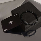 Atlas Men's 6mm Beaded Black Onyx Bracelet