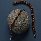 Atlas Men's 6mm Beaded Tiger's Eye Bracelet