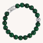 Atlas Men's 10mm Beaded Malachite Bracelet