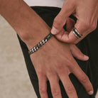 The Aviator Carbon Fibre and Steel Ring