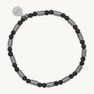 Nova Men's Haematite & Steel Bracelet