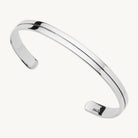 Sterling Silver Horizon Men's Silver Cuff