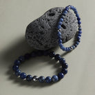 Apollo Men's 6mm Sodalite & Steel Elasticised Stretch Bracelet