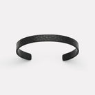 Midnight Men's Black PVD Steel Cuff