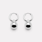 Sterling Silver On and Off Earring