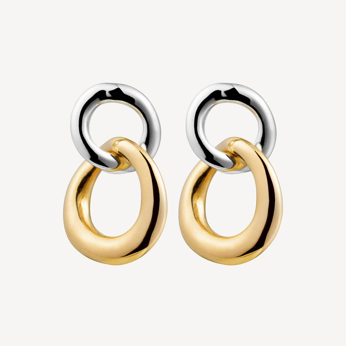 Sil Yell Gold Tranquila Stud Earring