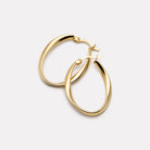 Yellow Gold Cinta Hoop