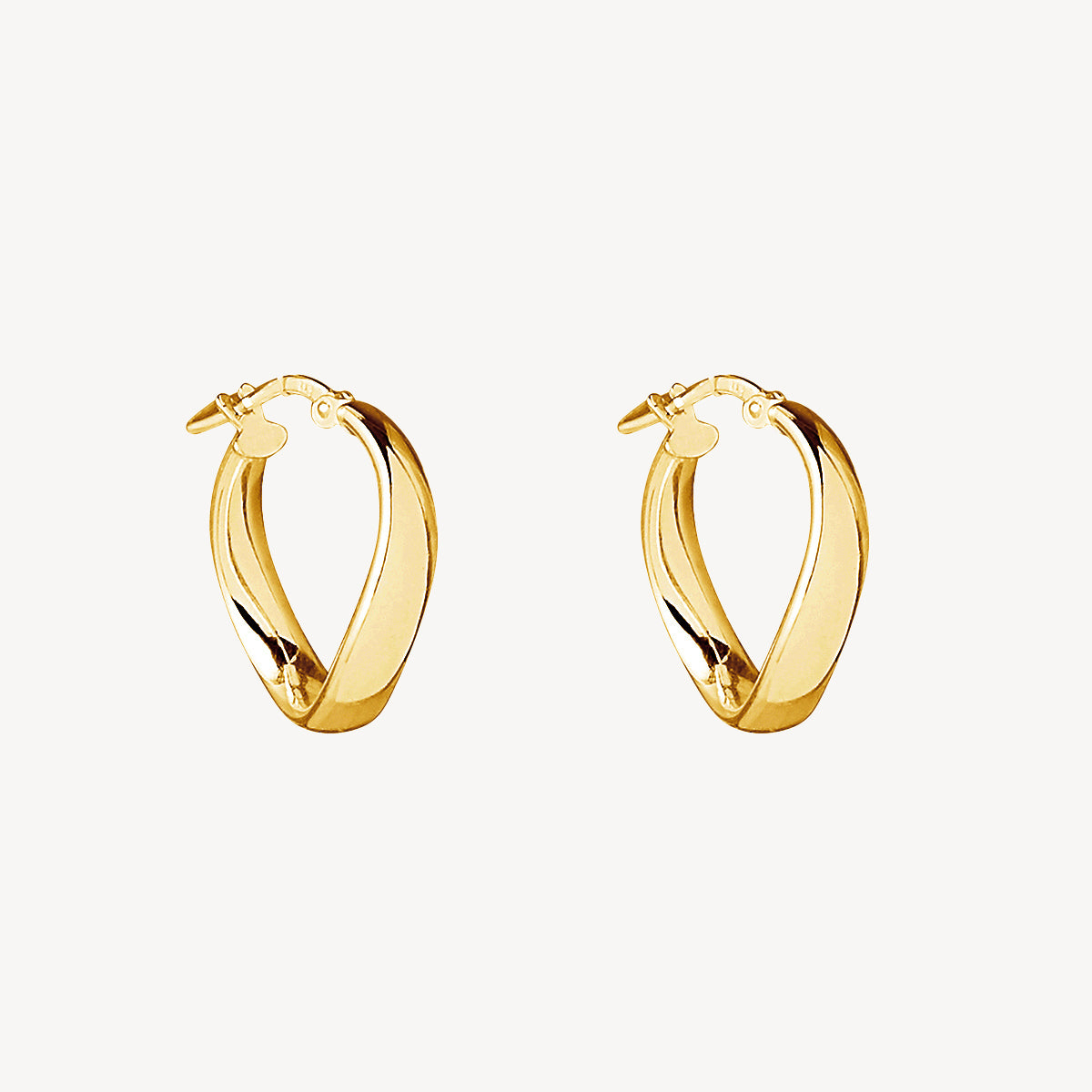 Yellow Gold Eddy Hoop
