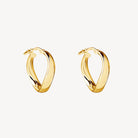 Yellow Gold Eddy Hoop