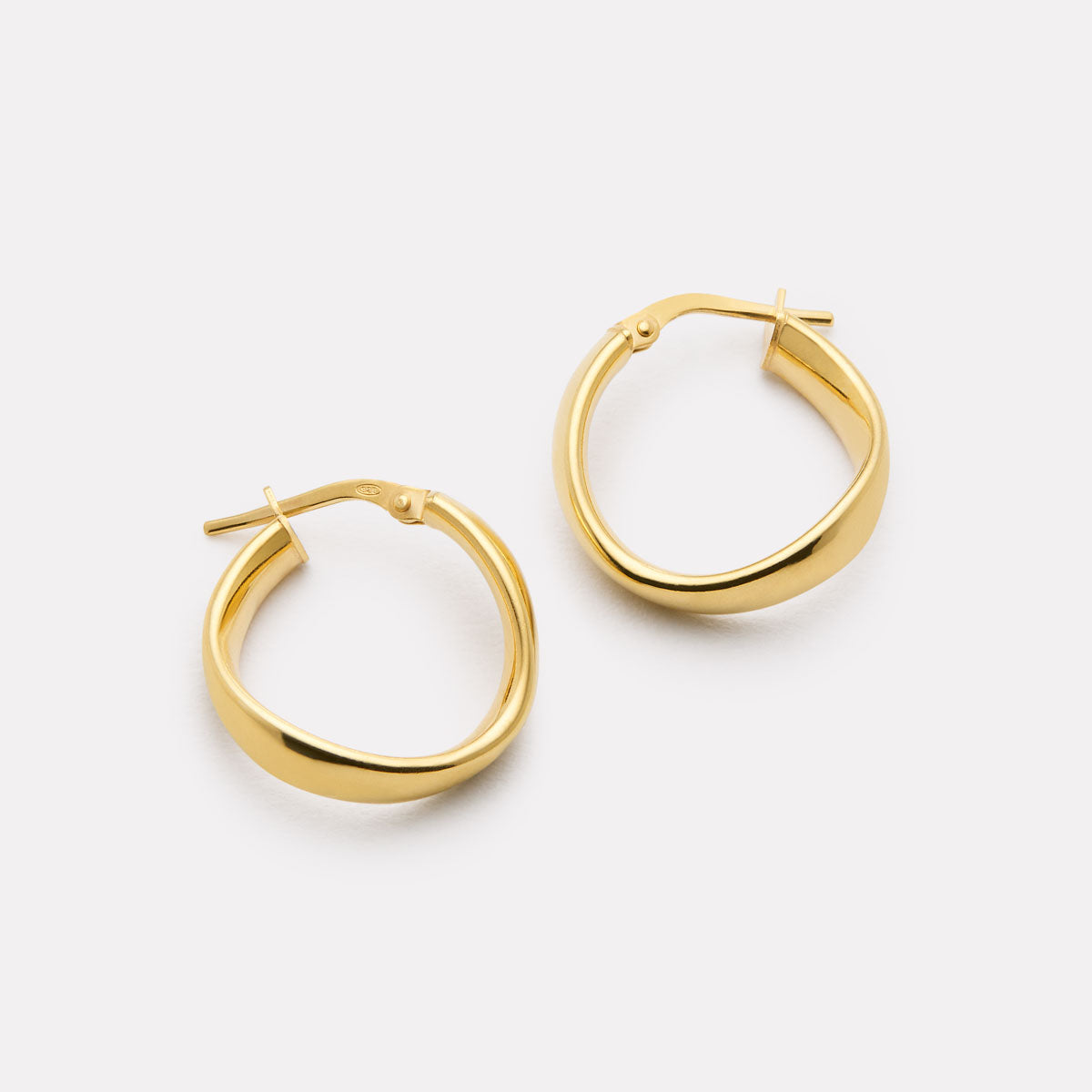 Yellow Gold Eddy Hoop