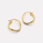 Yellow Gold Eddy Hoop