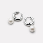 Sterling Silver Ms Perla Earrings