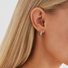 Zippy Twist Huggie Earring