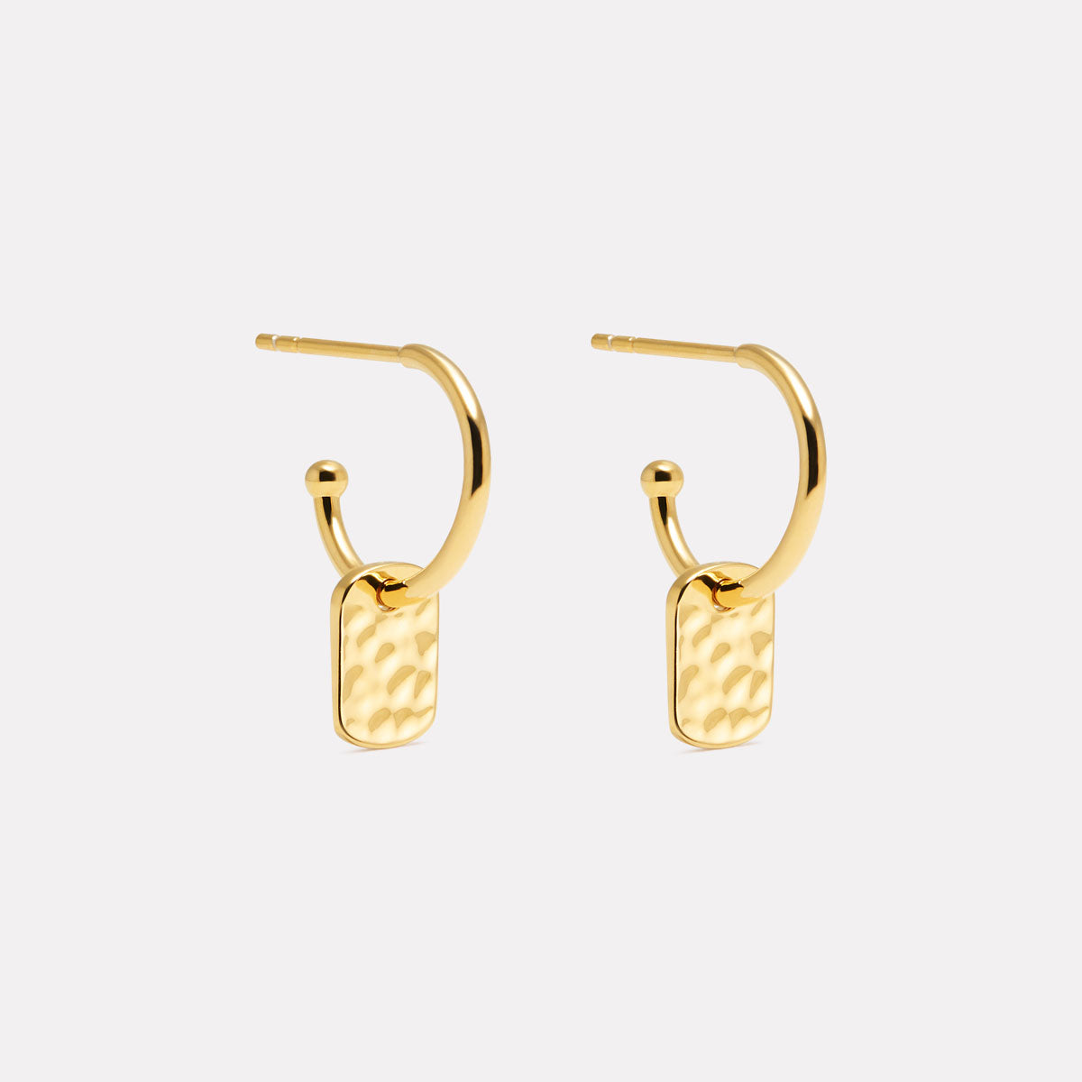 Yellow Gold Tigger Earring