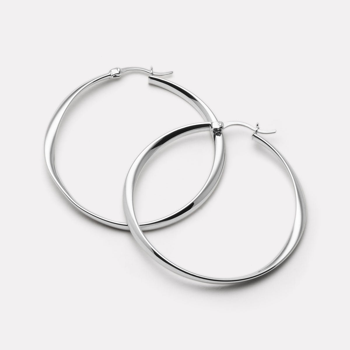 Sterling Silver Vespa Hoop Earring