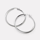 Sterling Silver Vespa Hoop Earring