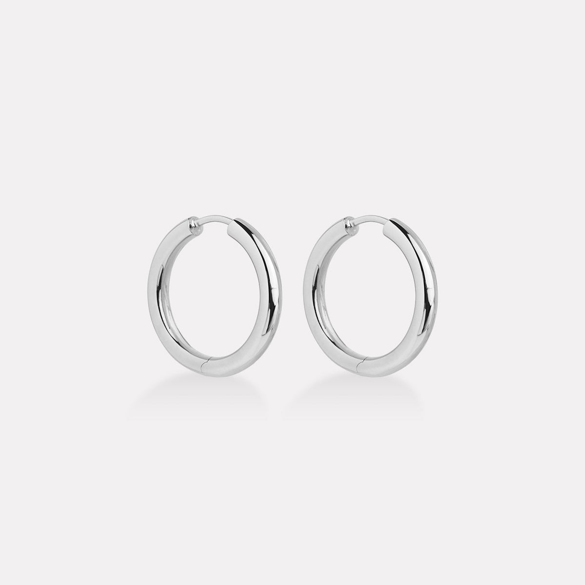Sterling Silver Subtle Huggie Earrings