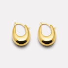 Yellow Gold Cloudland Hoop Earring