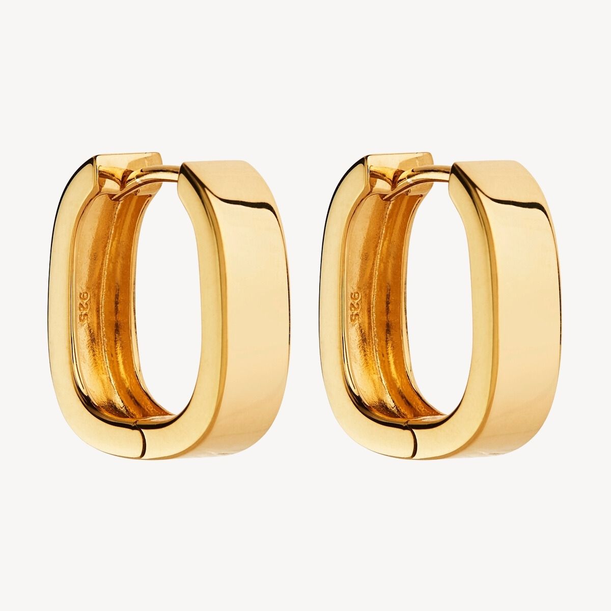 Yellow Gold Elysium Hoop Earring