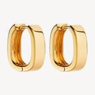 Yellow Gold Elysium Hoop Earring
