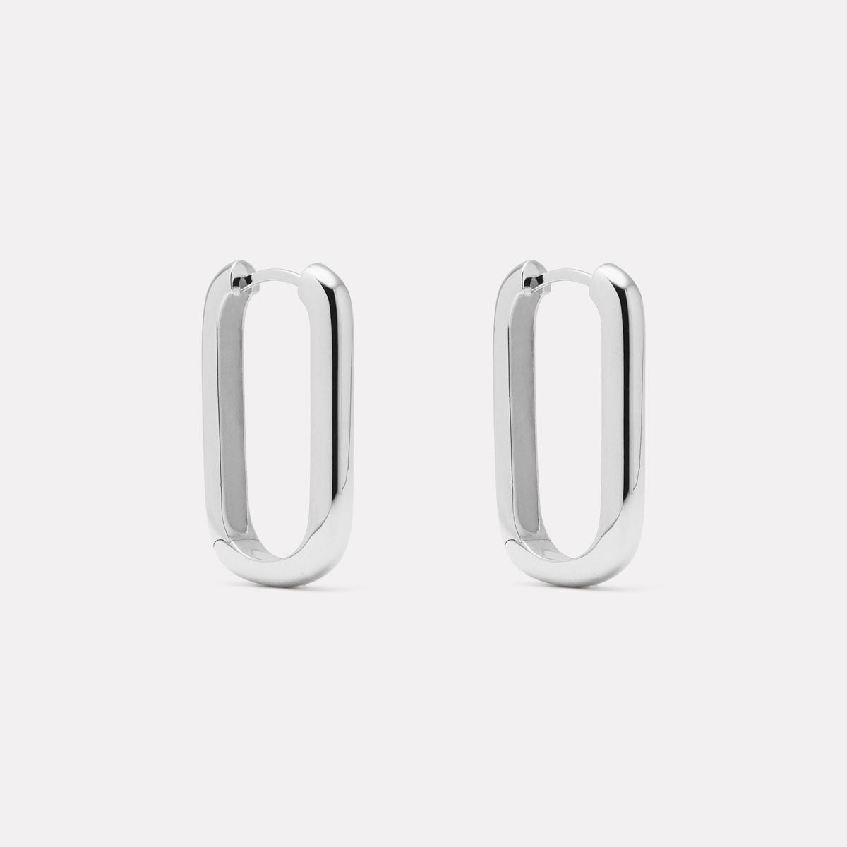 Sterling Silver Elemental Hoop Earring