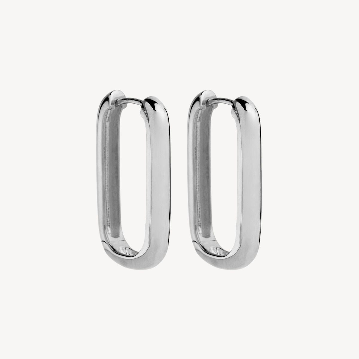 Sterling Silver Elemental Hoop Earring