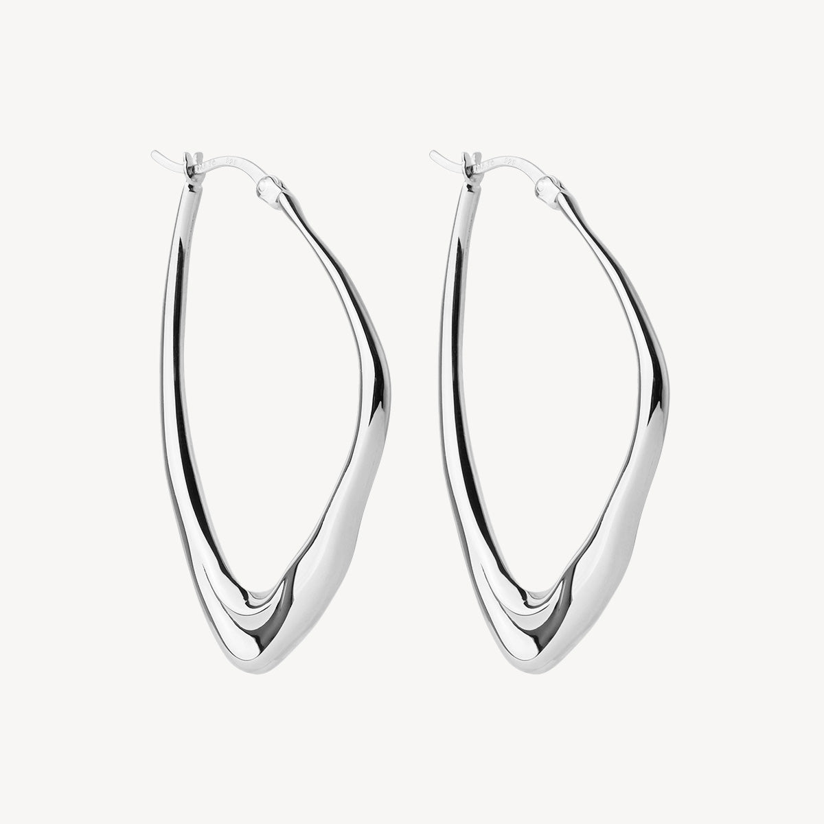 Sterling Silver Isola Hoop Earrings