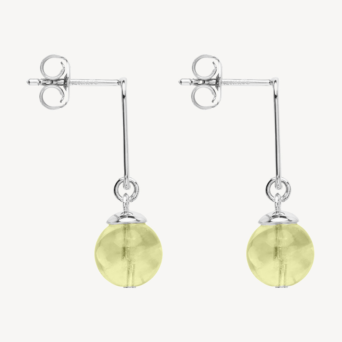 Natura Prehnite Earrings