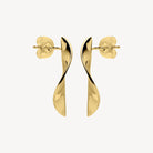 Yellow Gold Ocean Trail Earrings