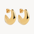 Yellow Gold Umbra Earrings