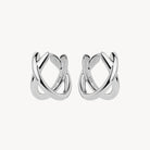 Sterling Silver Moonkiss Huggie Earrings
