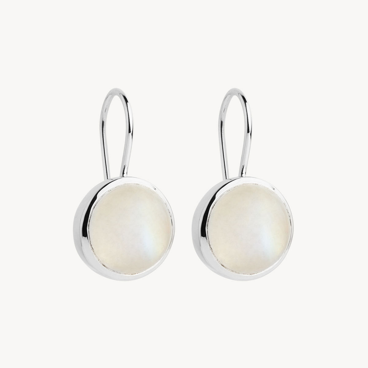 Sterling Silver Chroma Moonstone Earrings