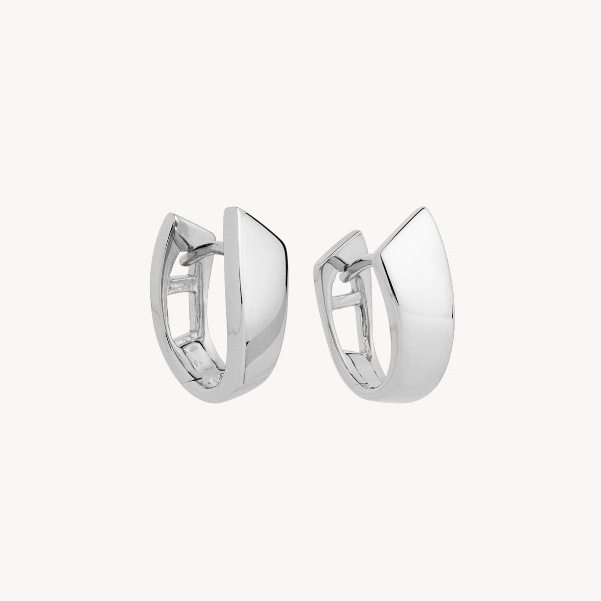 Sterling Silver Versailles Huggie Earrings