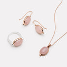 Fleur Rose Quartz Earrings