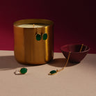 Fleur Green Onyx Pendant