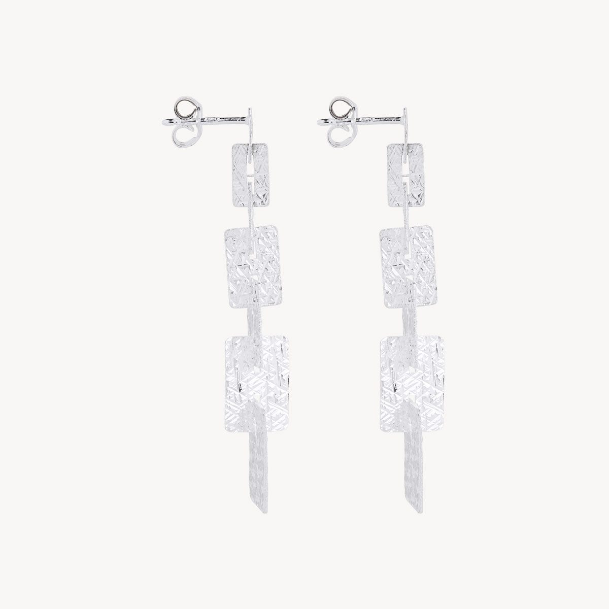 Milleluci Rectangular Earrings (Grande)