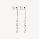 Stardust Double Chain and Link Earrings